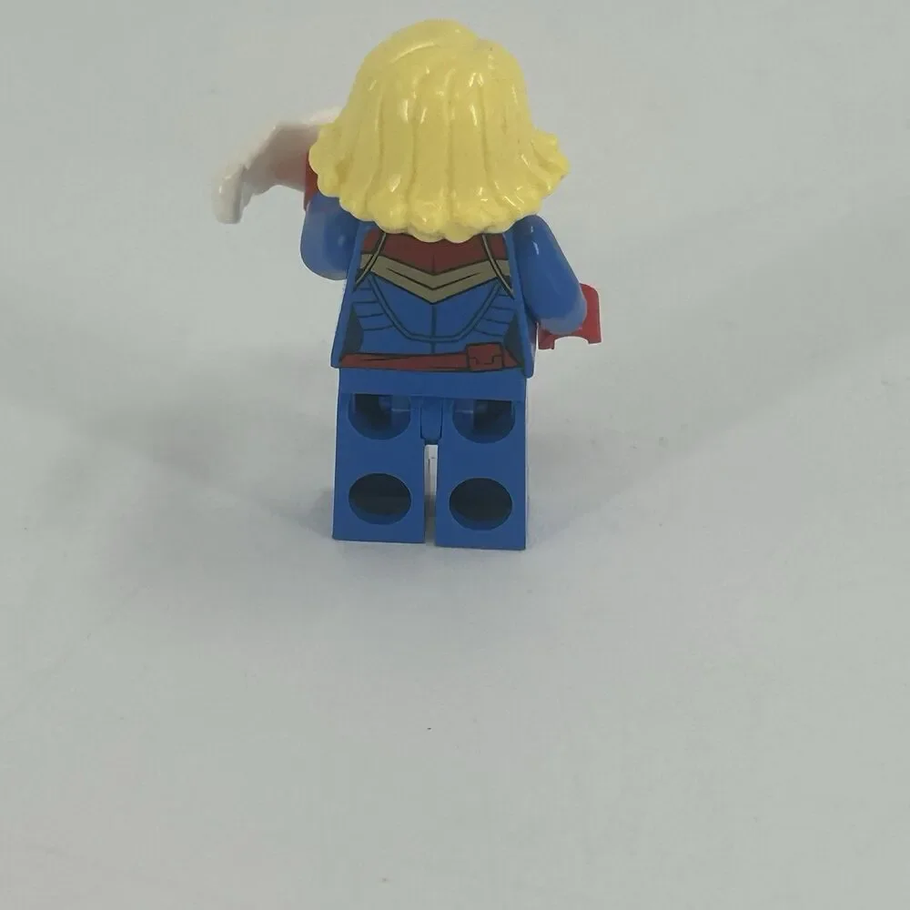 Lego Captain Marvel Minifigure Yellow Hair 76196 Advent Marvel SH639